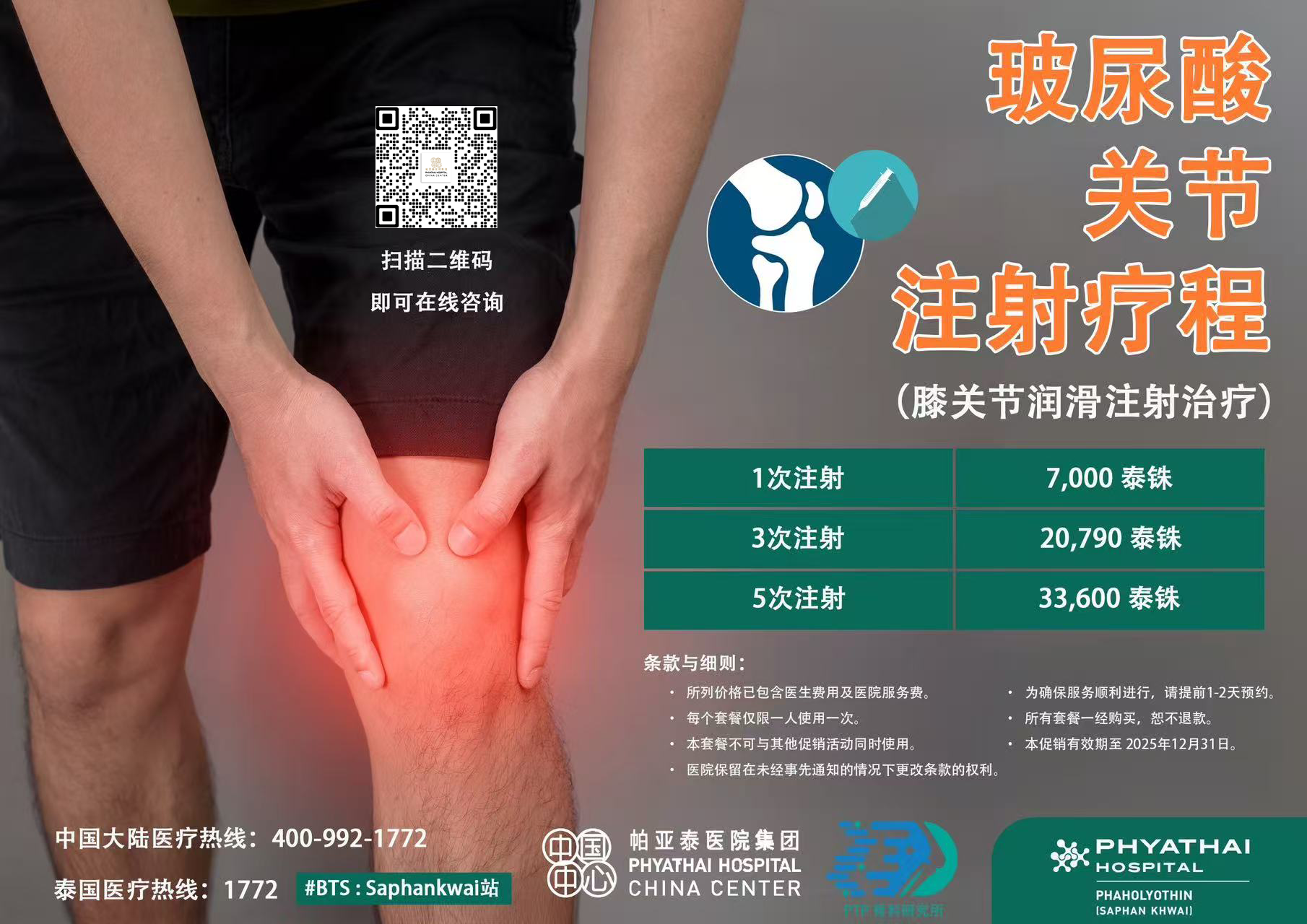 膝关节玻尿酸注射治疗